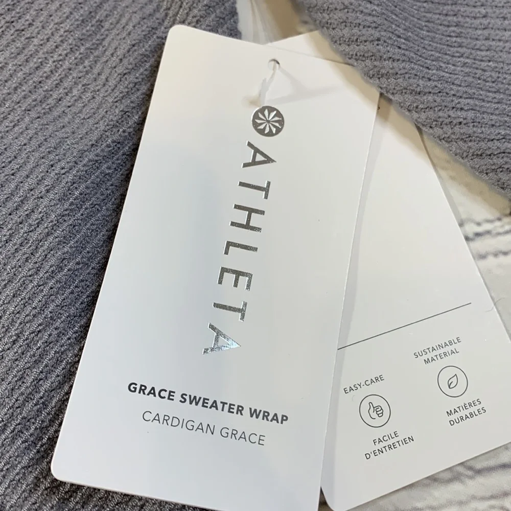 Athleta NWT Grace Sweater Wrap - Picture 5 of 15
